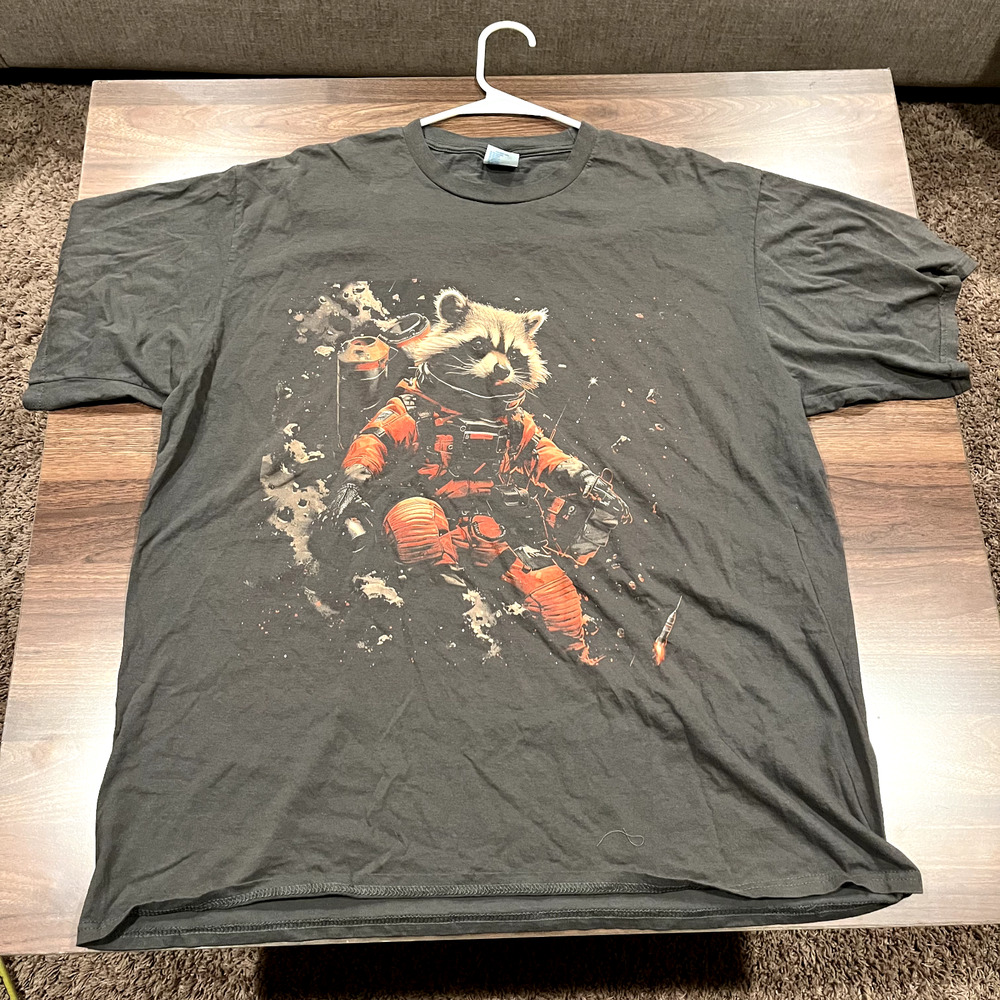 Guardians of The Galaxy Port and Company T-Shirt XL Grey Excellent Condition